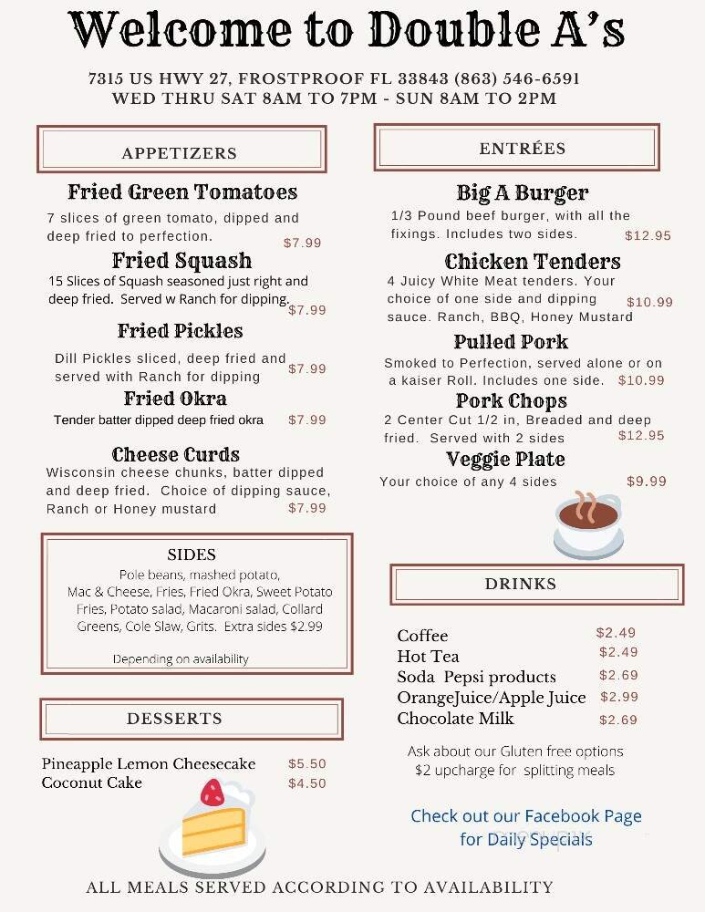 Menu page 2