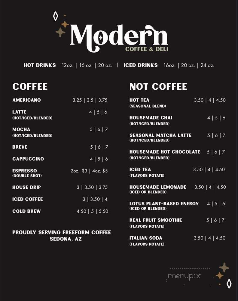 Menu page 1