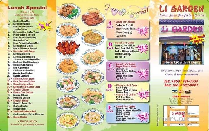 Menu page 2