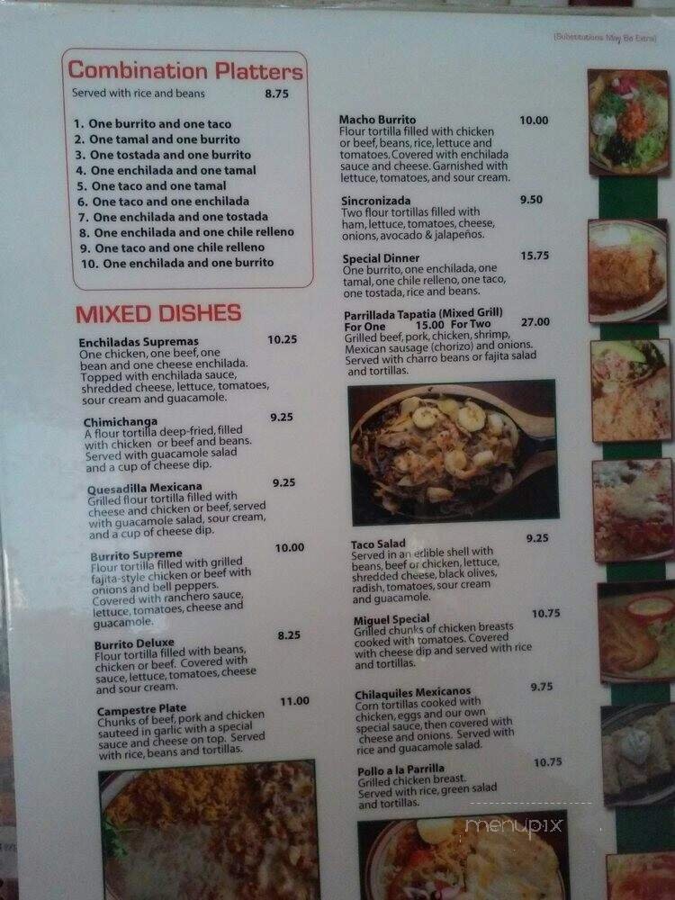 Menu page 2