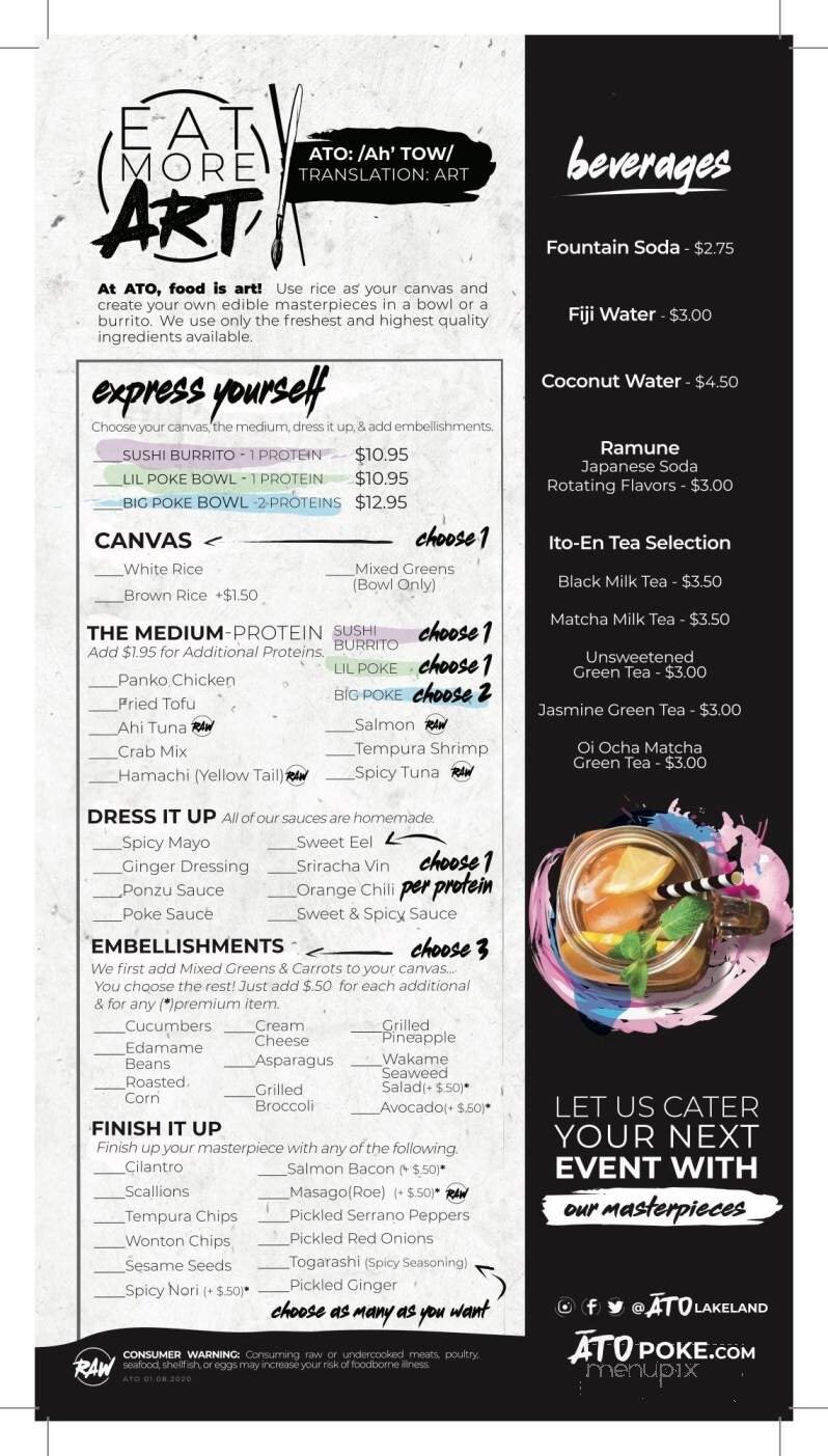 Menu page 2