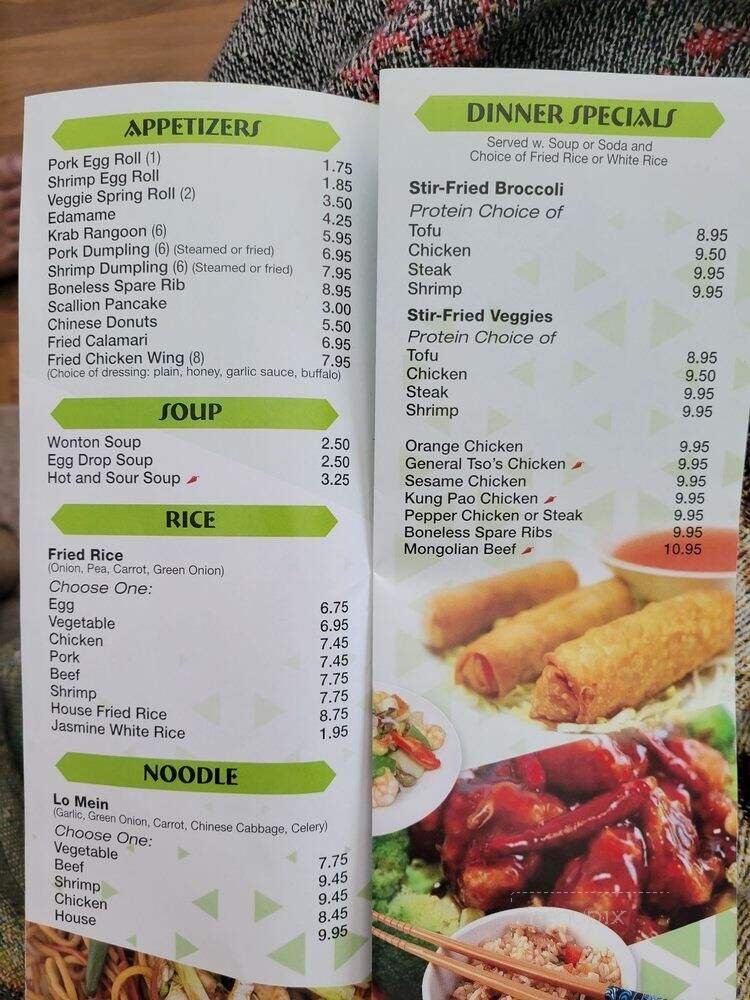 Menu page 2