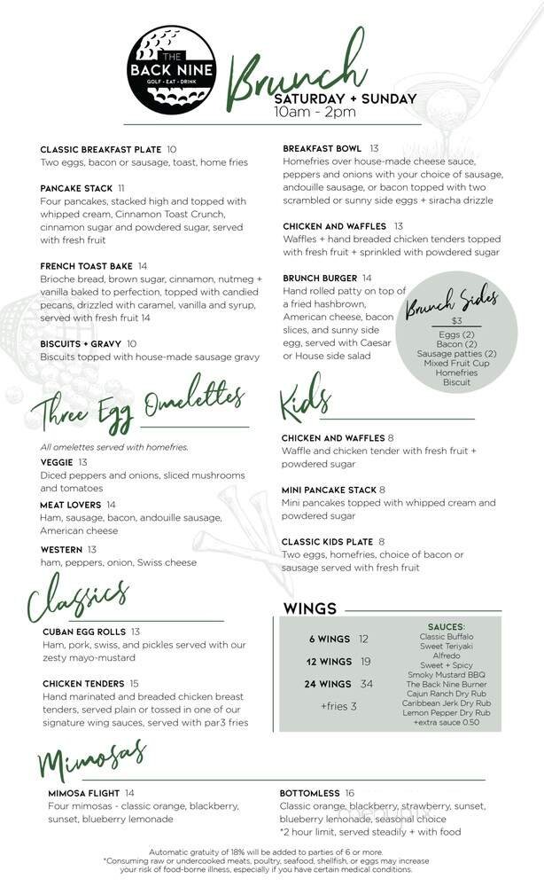 Menu page 2