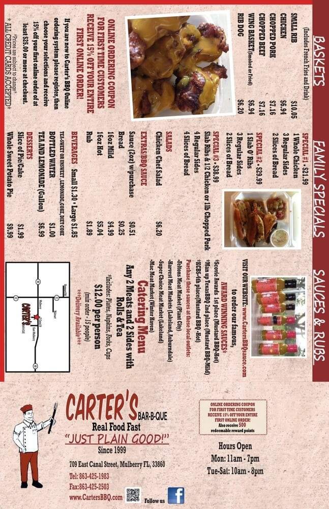 Menu page 1