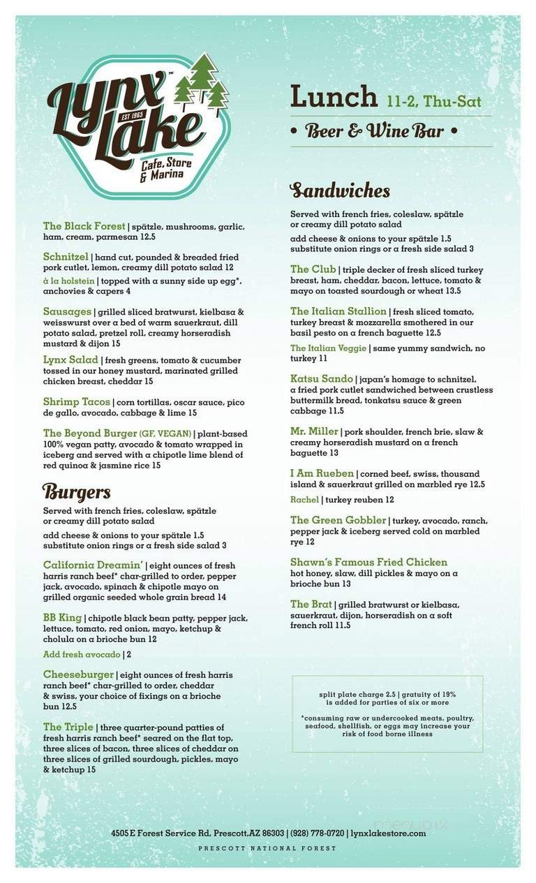 Menu page 2