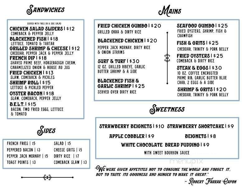 Menu page 2