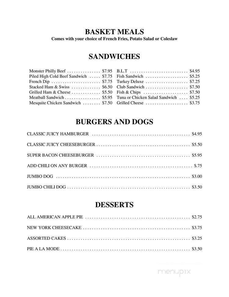 Menu page 3