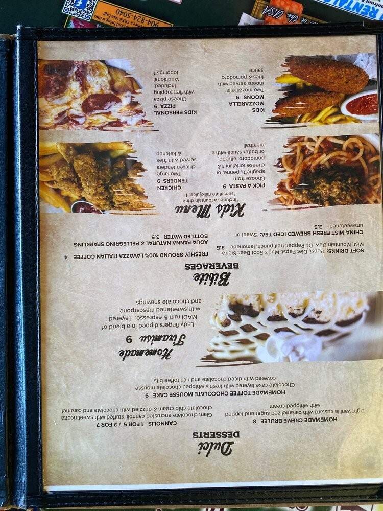 Menu page 1