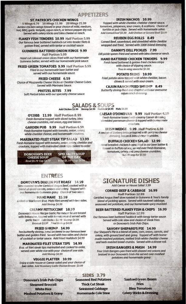 Menu page 2