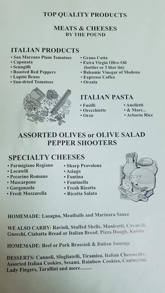 Menu page 1
