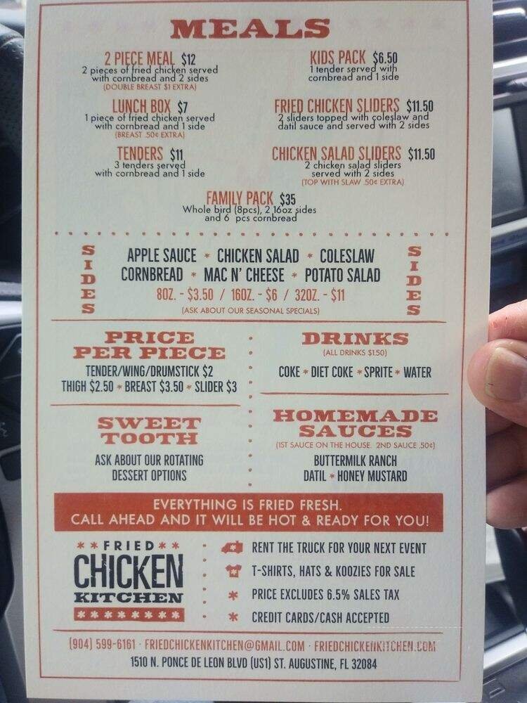 Menu page 1