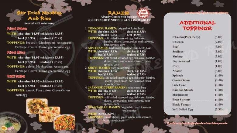 Menu page 2