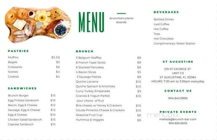Menu page 1