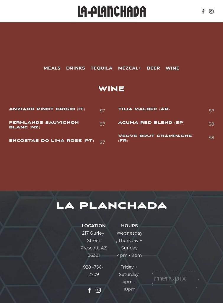 Menu page 6