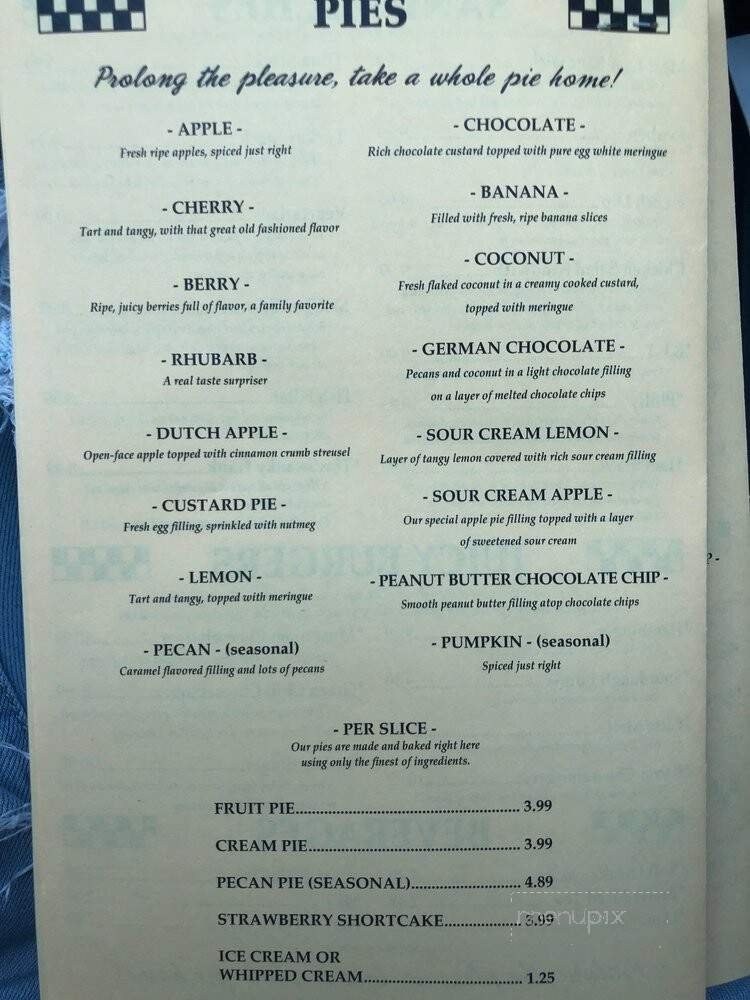 Menu page 1