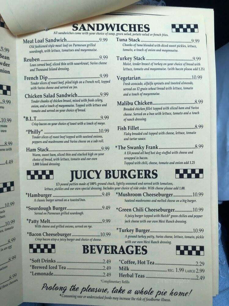 Menu page 2