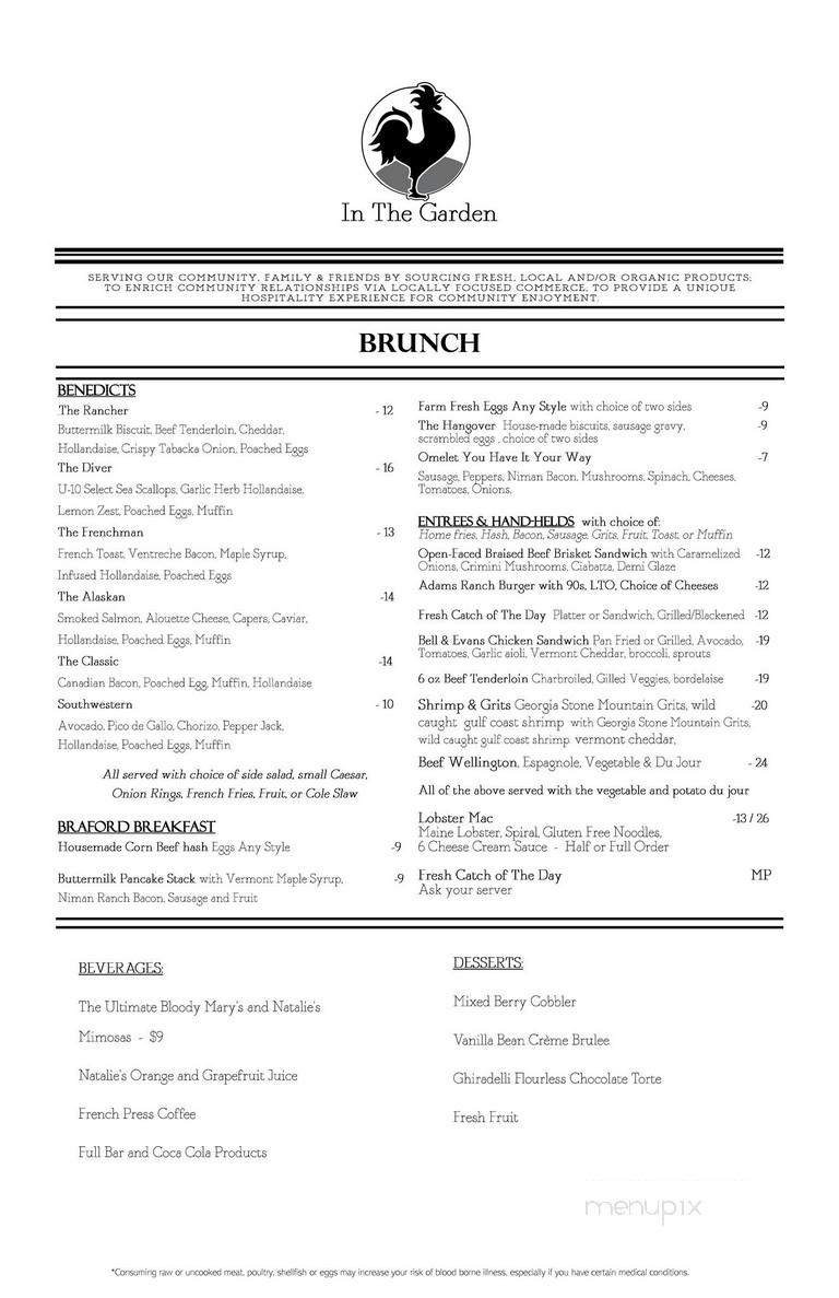 Menu page 1