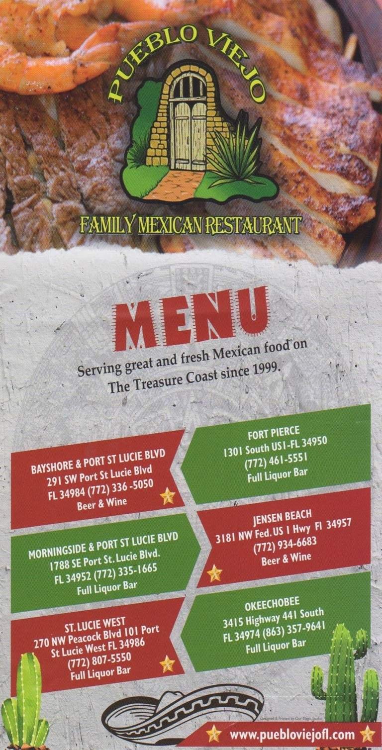 Menu page 1