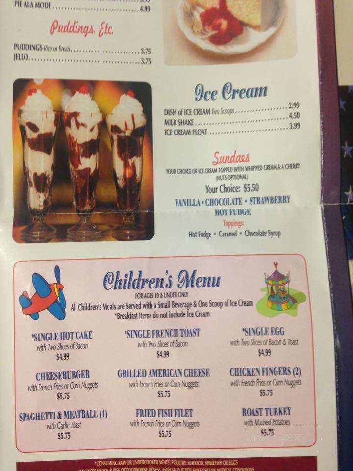 Menu page 1