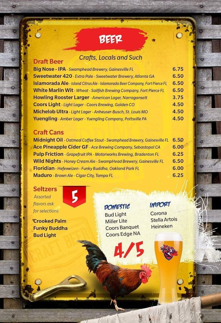 Menu page 1