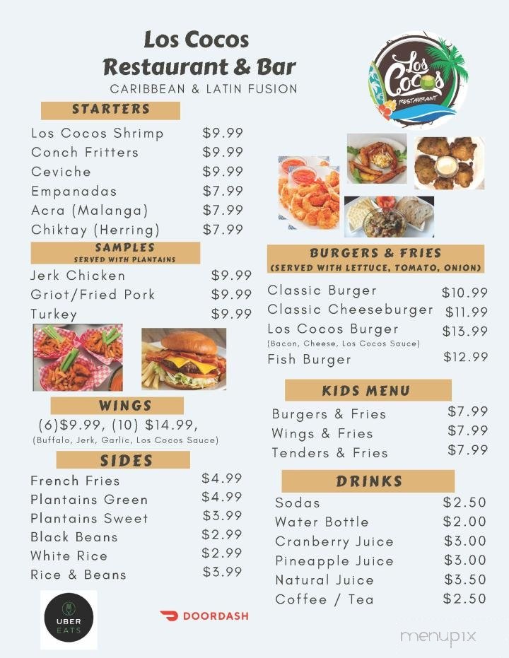 Menu page 2