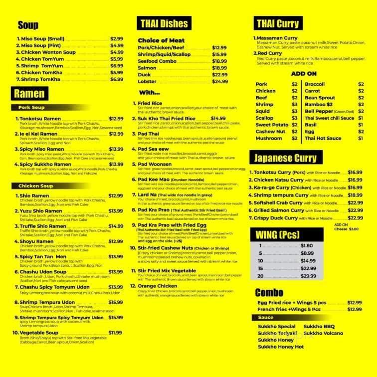 Menu page 2