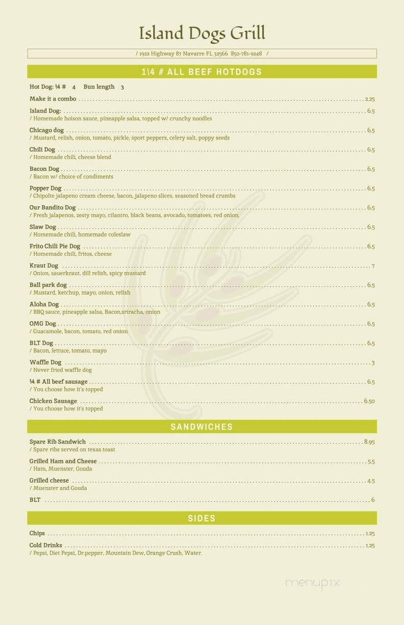 Menu page 4