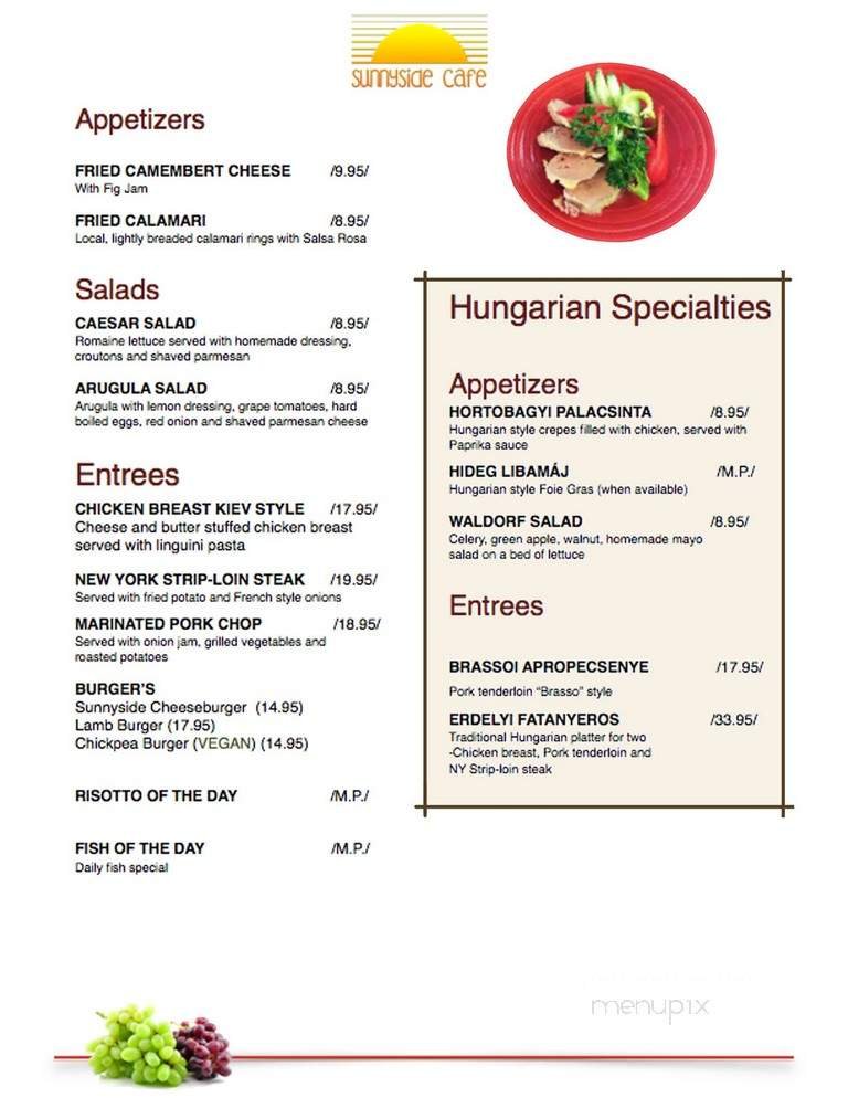 Menu page 2