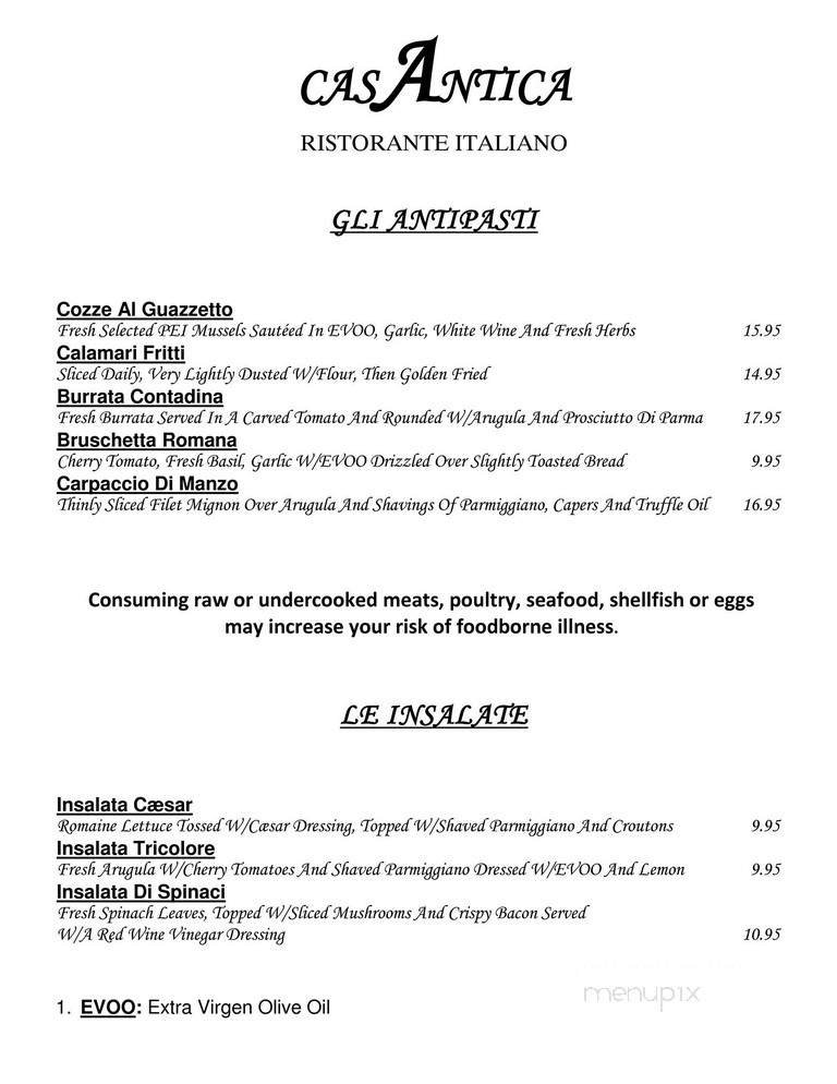 Menu page 1