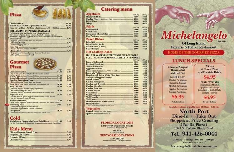 Menu page 1