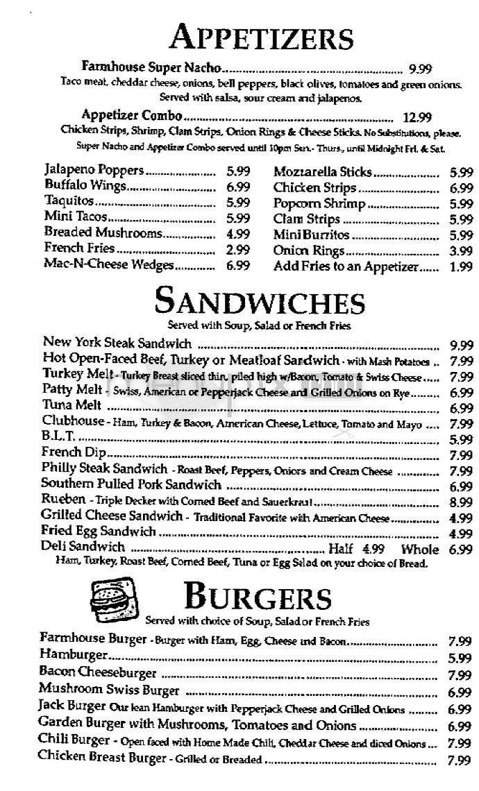 Menu page 2