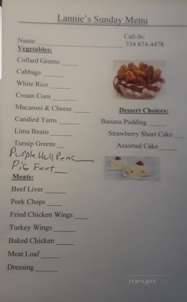 Menu page 5