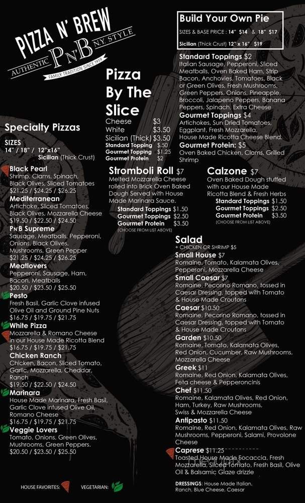 Menu page 1