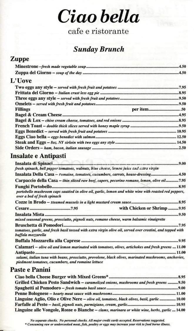 Menu page 4