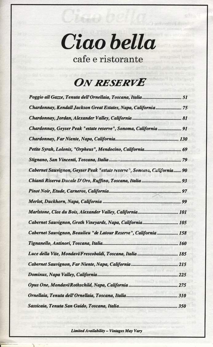 Menu page 6