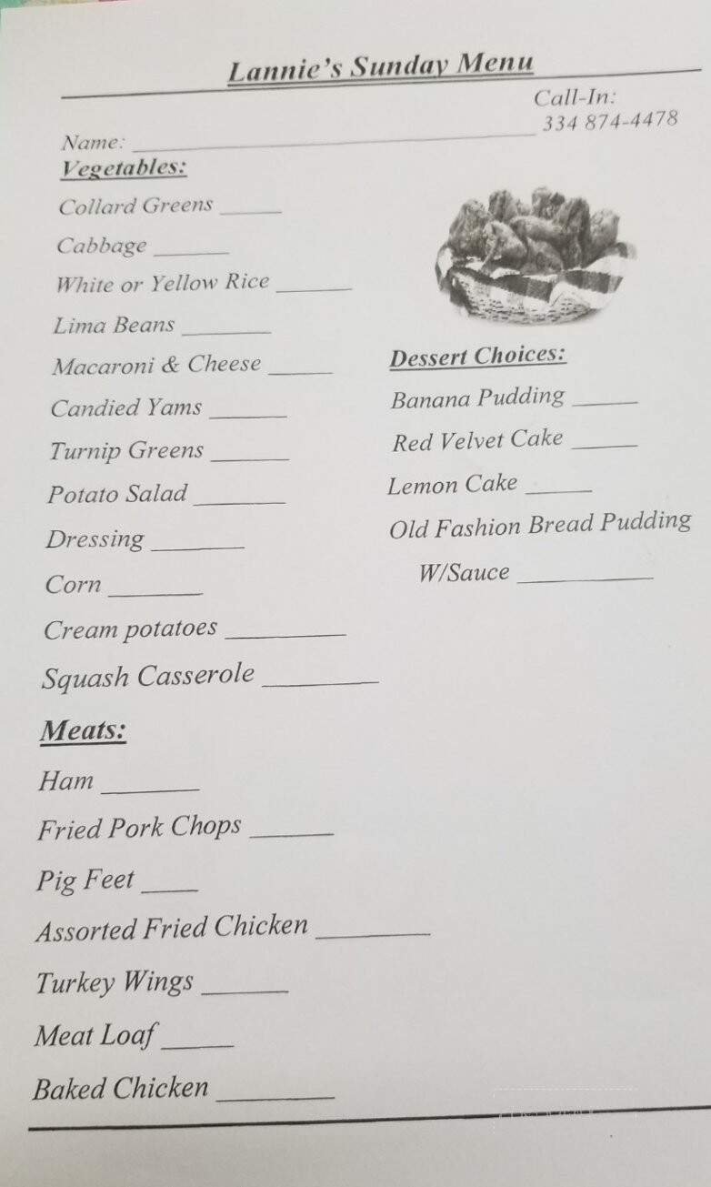 Menu page 2