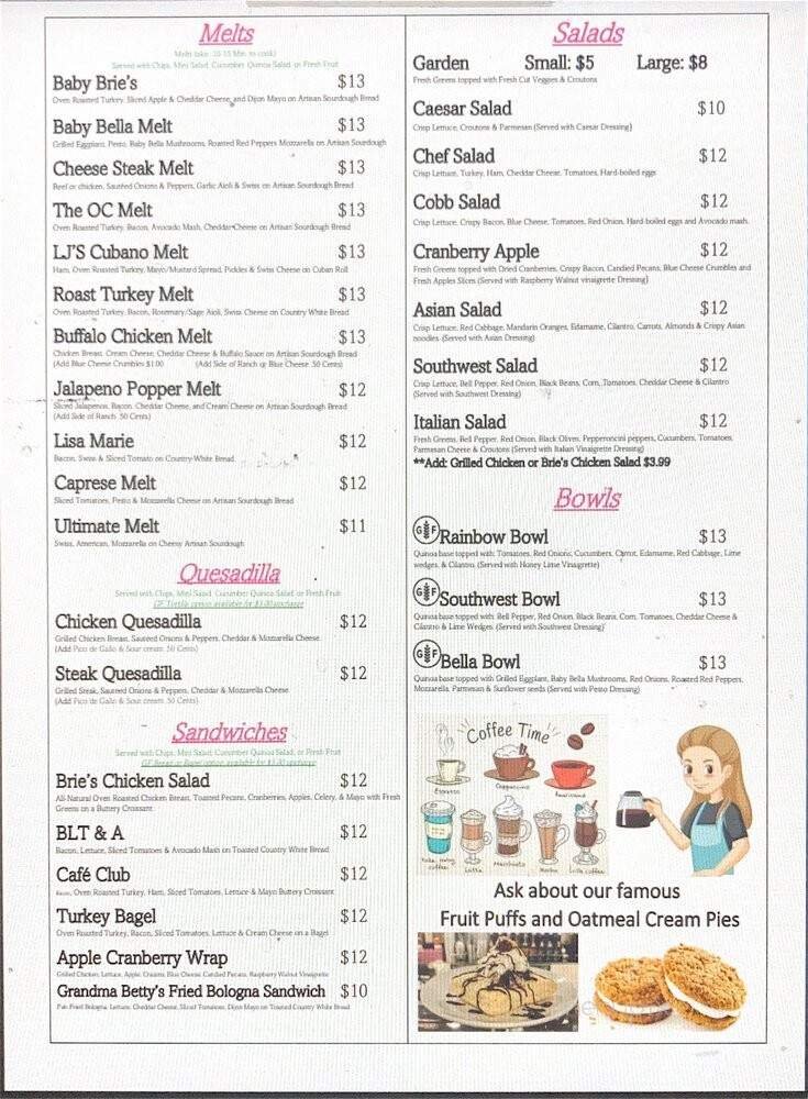 Menu page 2