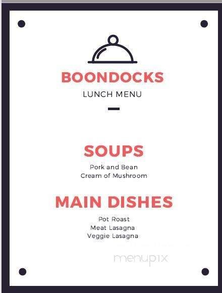 Menu page 2