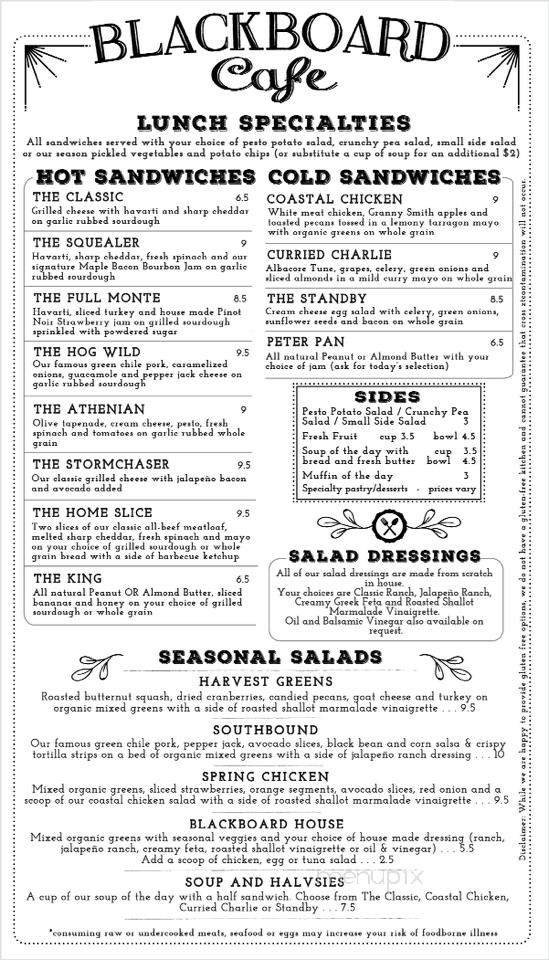 Menu page 2