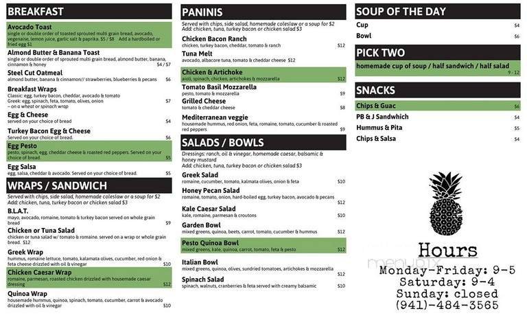 Menu page 3