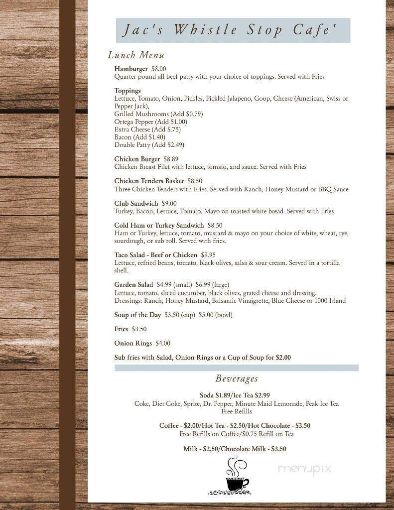 Menu page 2