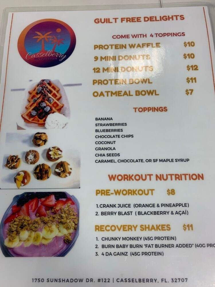 Menu page 2