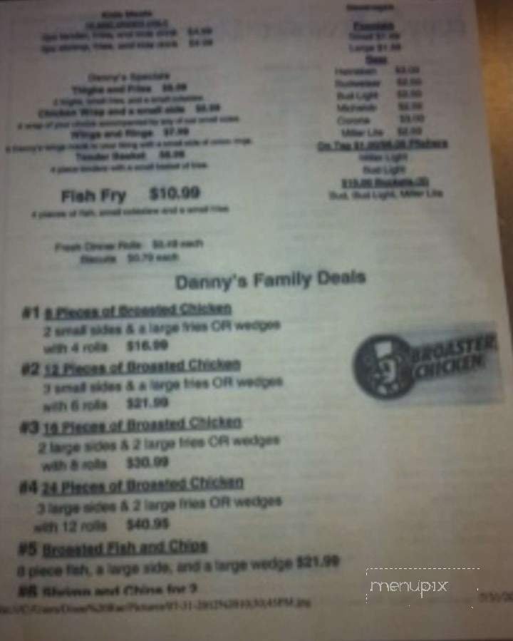 Menu page 2