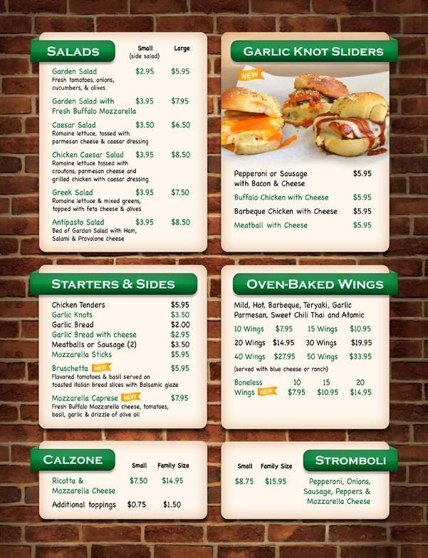 Menu page 2