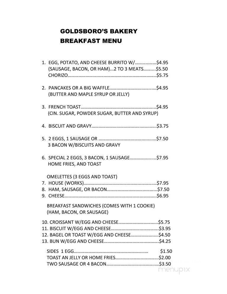 Menu page 5