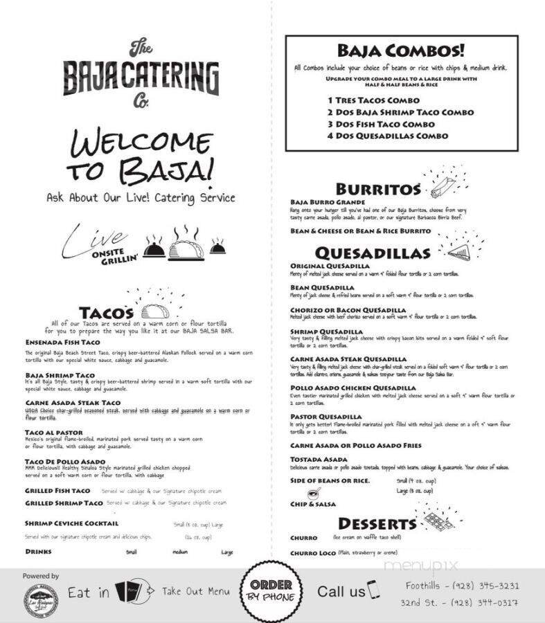 Menu page 1