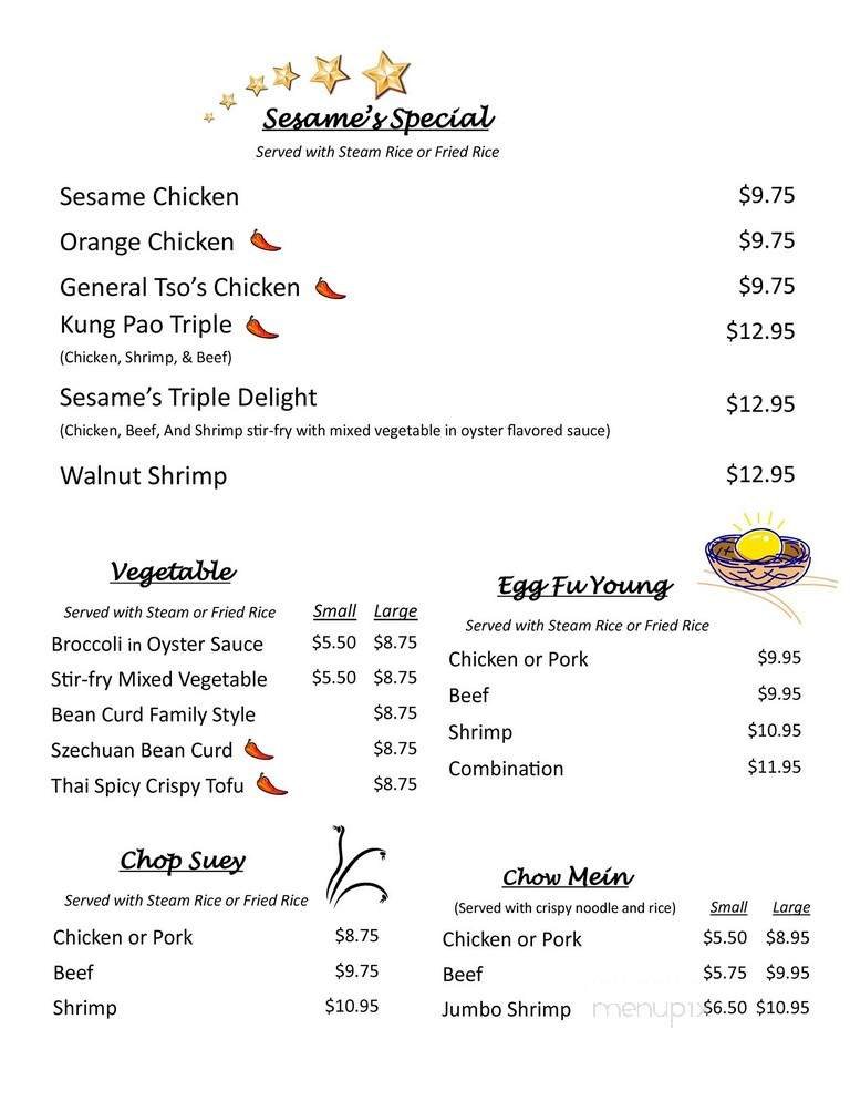 Menu page 2