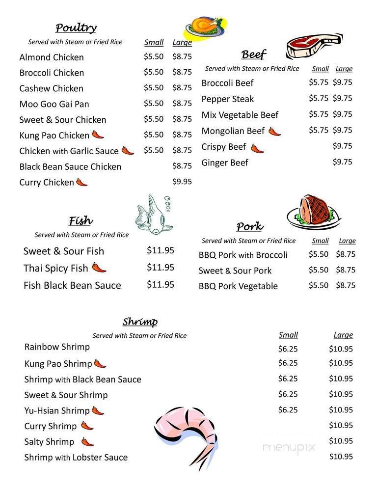 Menu page 3