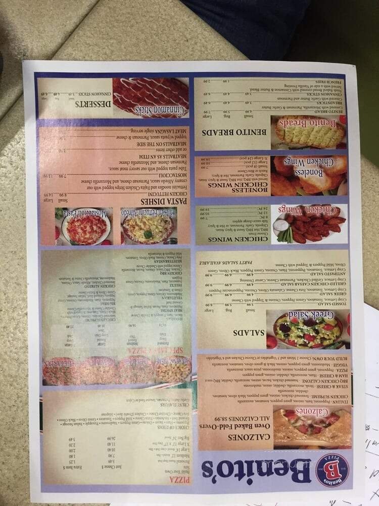 Menu page 1