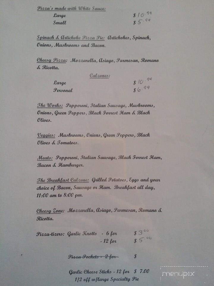 Menu page 2